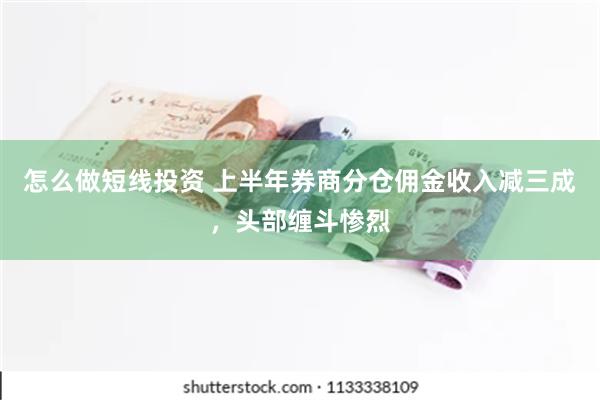 怎么做短线投资 上半年券商分仓佣金收入减三成，头部缠斗惨烈